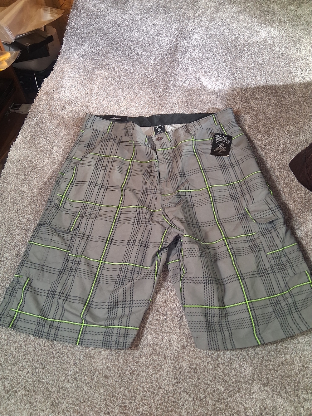 Blue Gear Men's cargo board shorts NWT